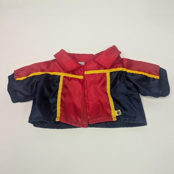 Vintage Build A Bear Navy and Red Jacket and Overalls Ski Outfit NWOT - Picture 5 of 12